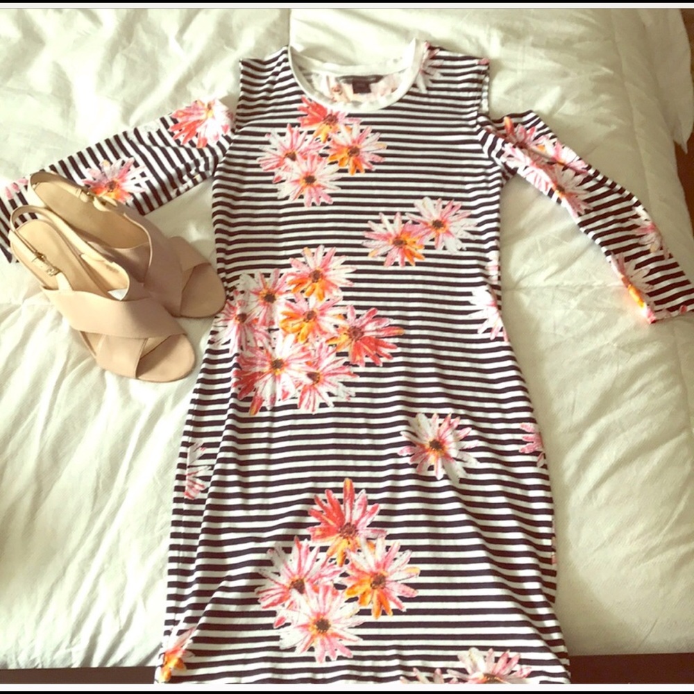 Cold Shoulder Dress- French connection